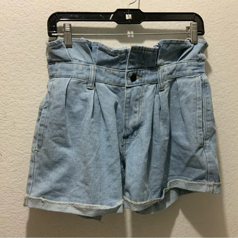 Fashion Nova button fly distressed Jean shorts Can’t cuff me denim shorts 7